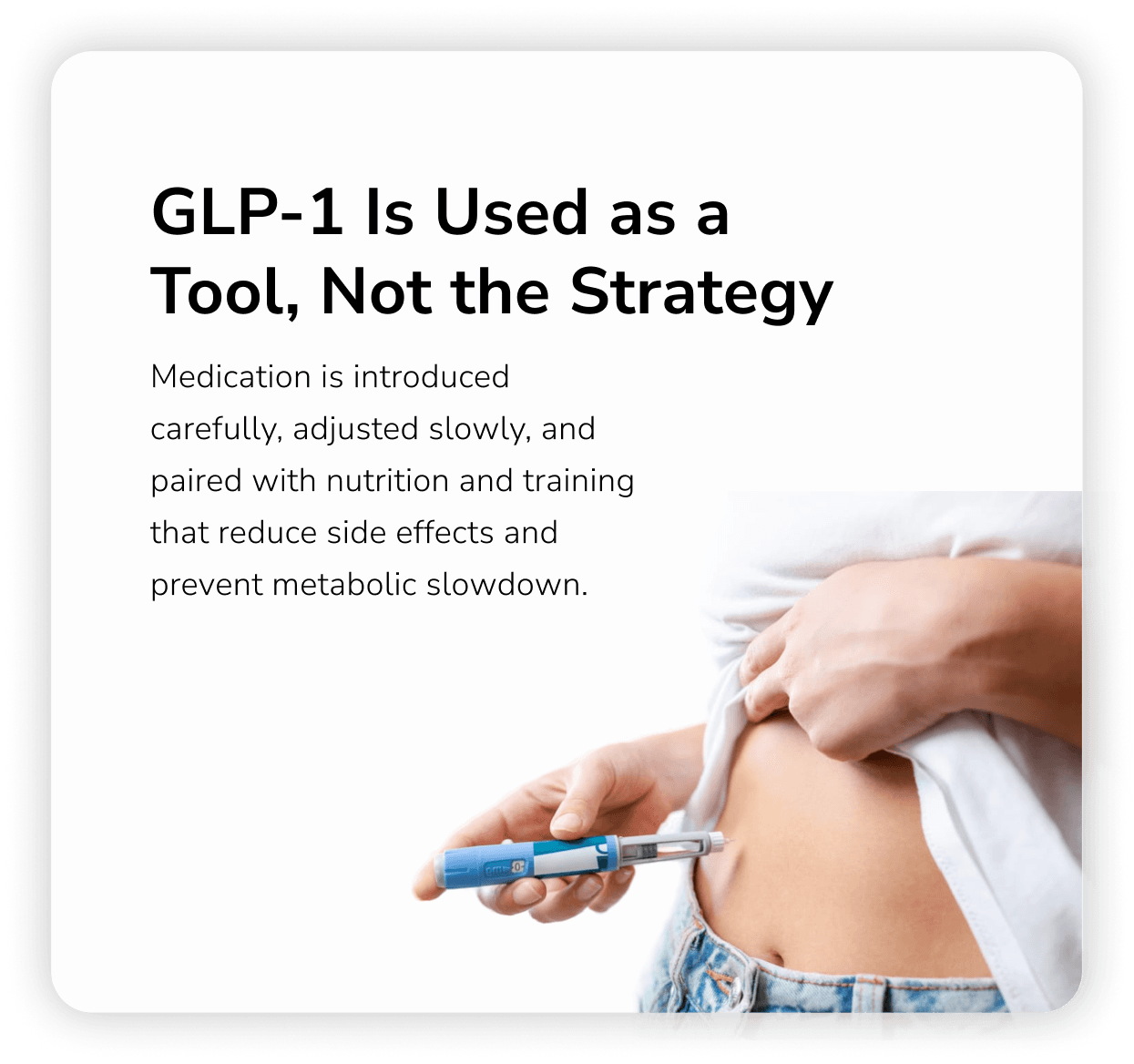 GLP-1 Is Used as a Tool, Not the Strategy