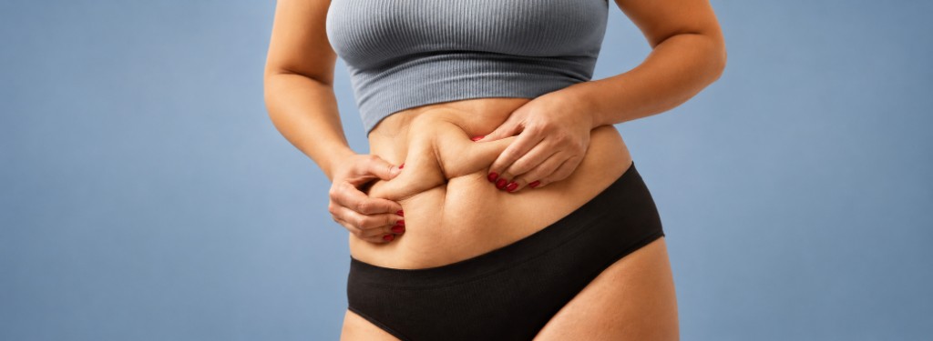 Is this you? Common hormonal weight patterns — irregular periods with weight gain, stubborn belly fat, sugar cravings, family history of diabetes, yo-yo dieting, and unexplained fatigue. If two or more sound familiar, the driver is probably hormonal.