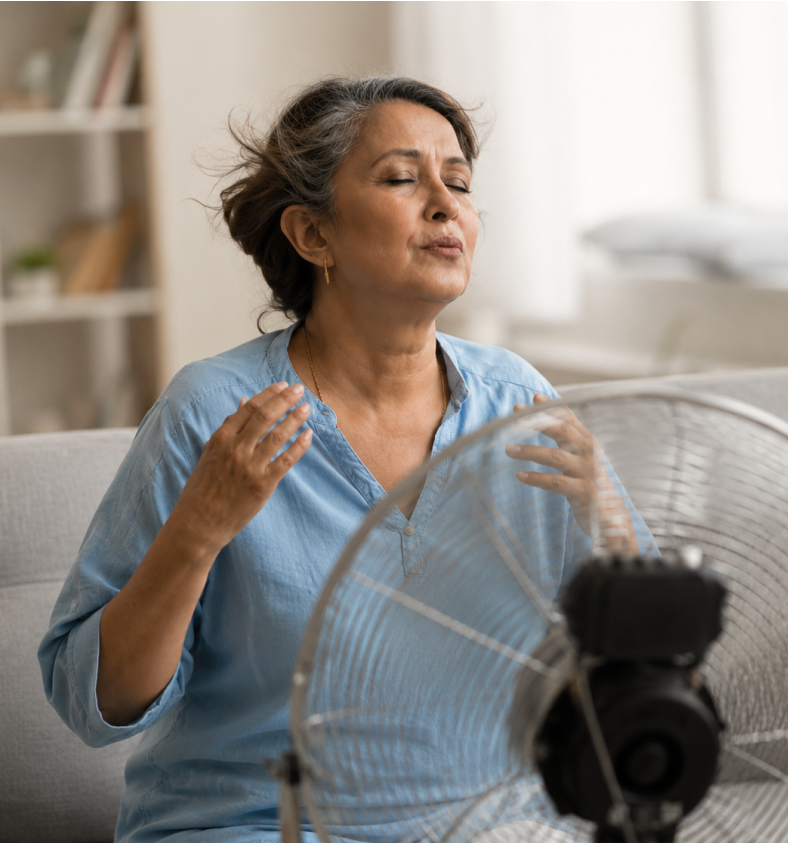 Woman resting — menopause care that works with your body